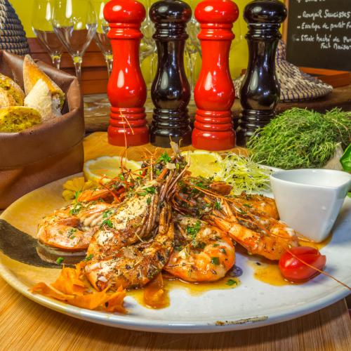 Poêlée de gambas
